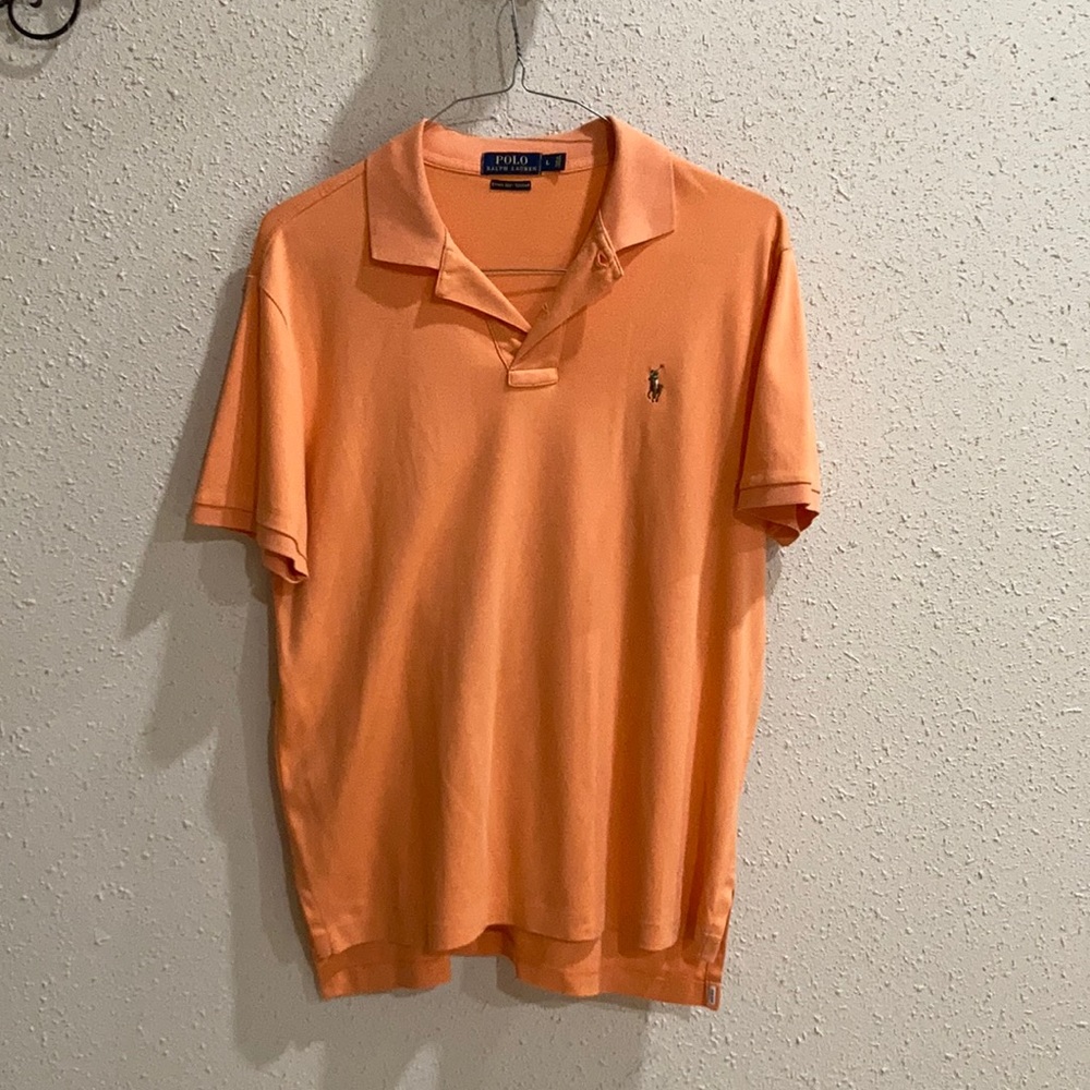 Large Orange Polo shirt